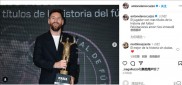 Antonella chúc mừng Messi đoạt giải: Chúc mừng em yêu! Bạn thật tuyệt vời!